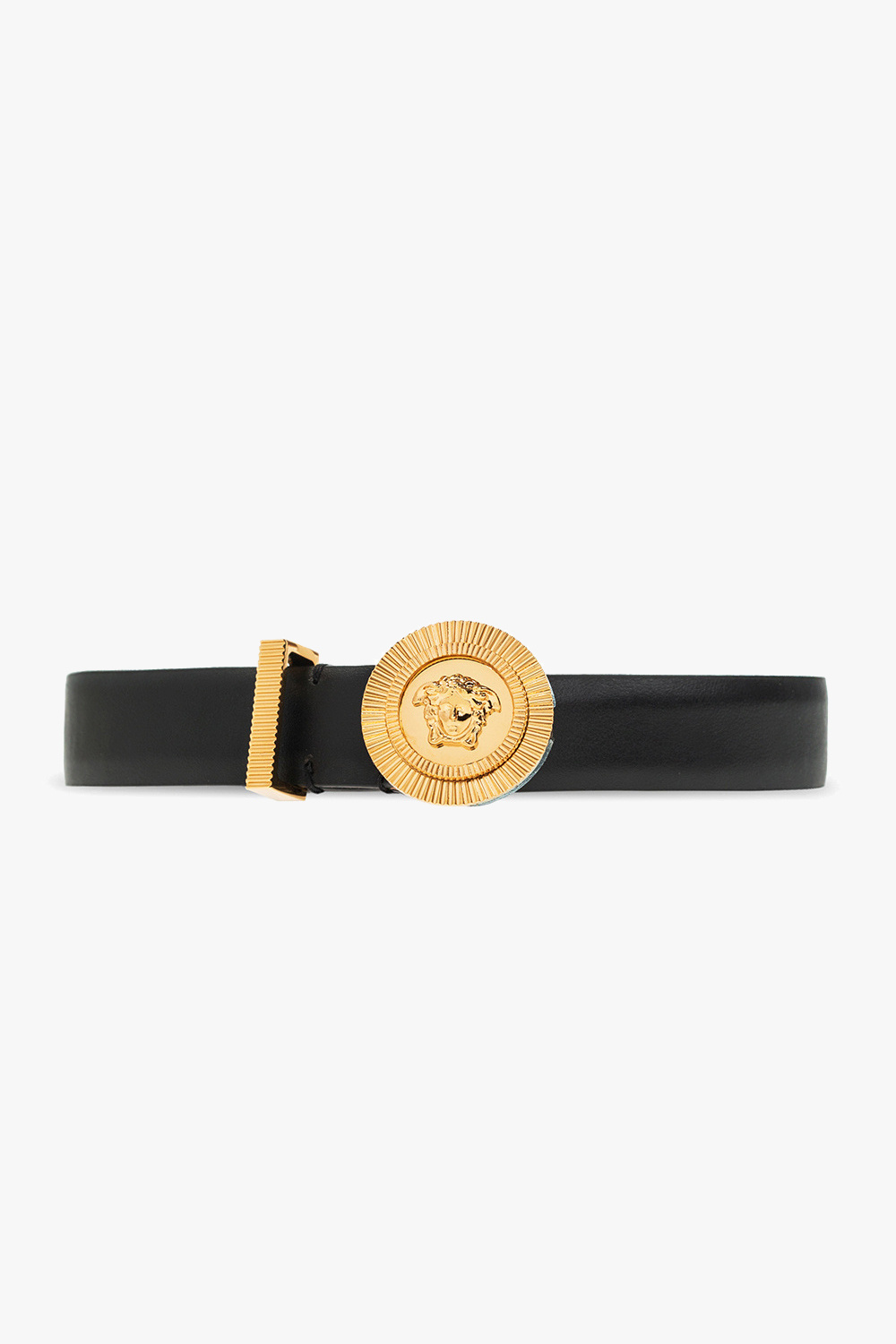 【23AW NEW】VERSACE_women / メタルバックル付きレザーベルト 23AW NEW】VERSACE_women / VIRTUS バックル付きレザーベルト